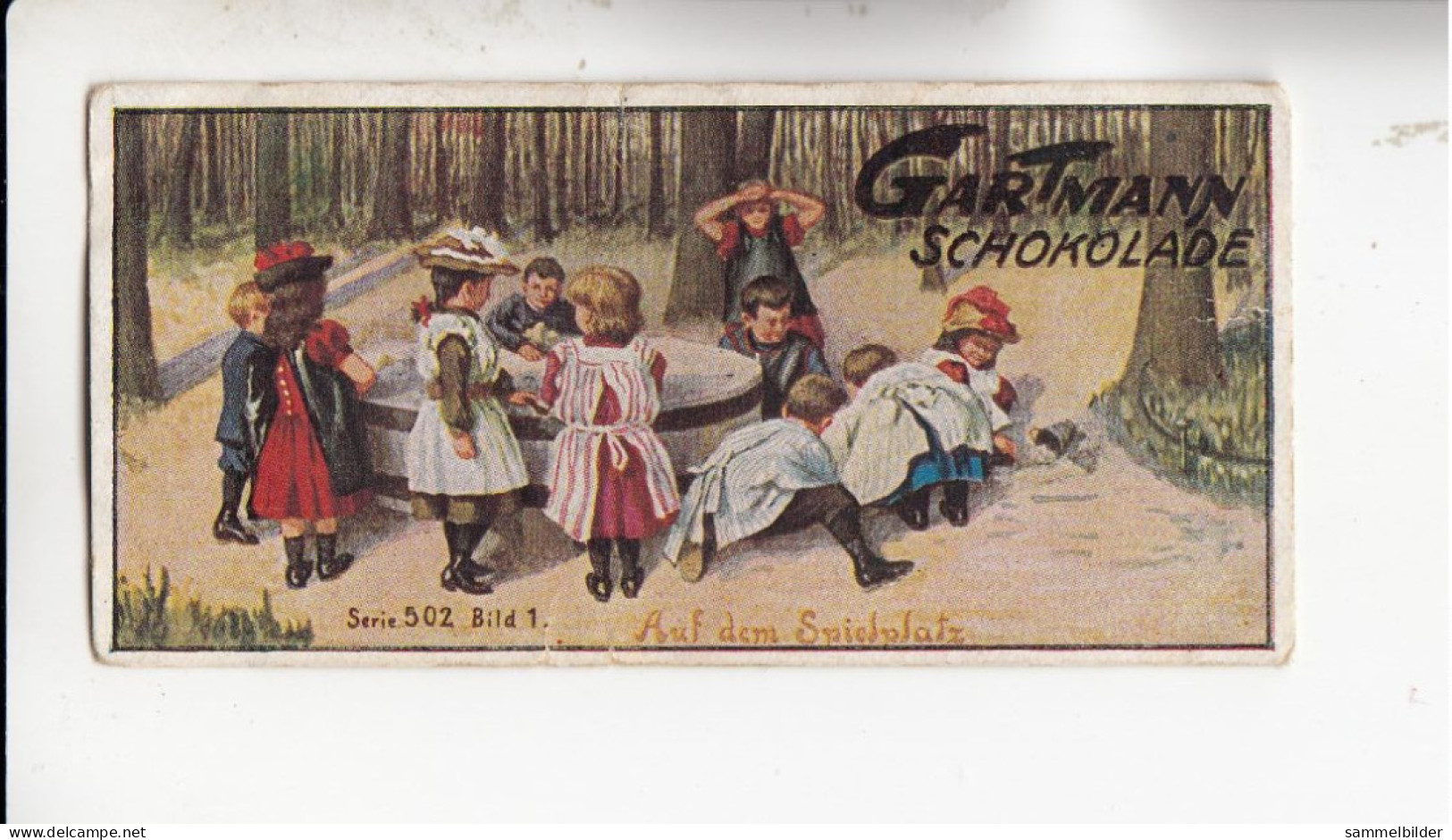 Gartmann Kinderjahre Auf Dem Spielplatz    Serie 502 #1 Von 1917 - Sonstige & Ohne Zuordnung