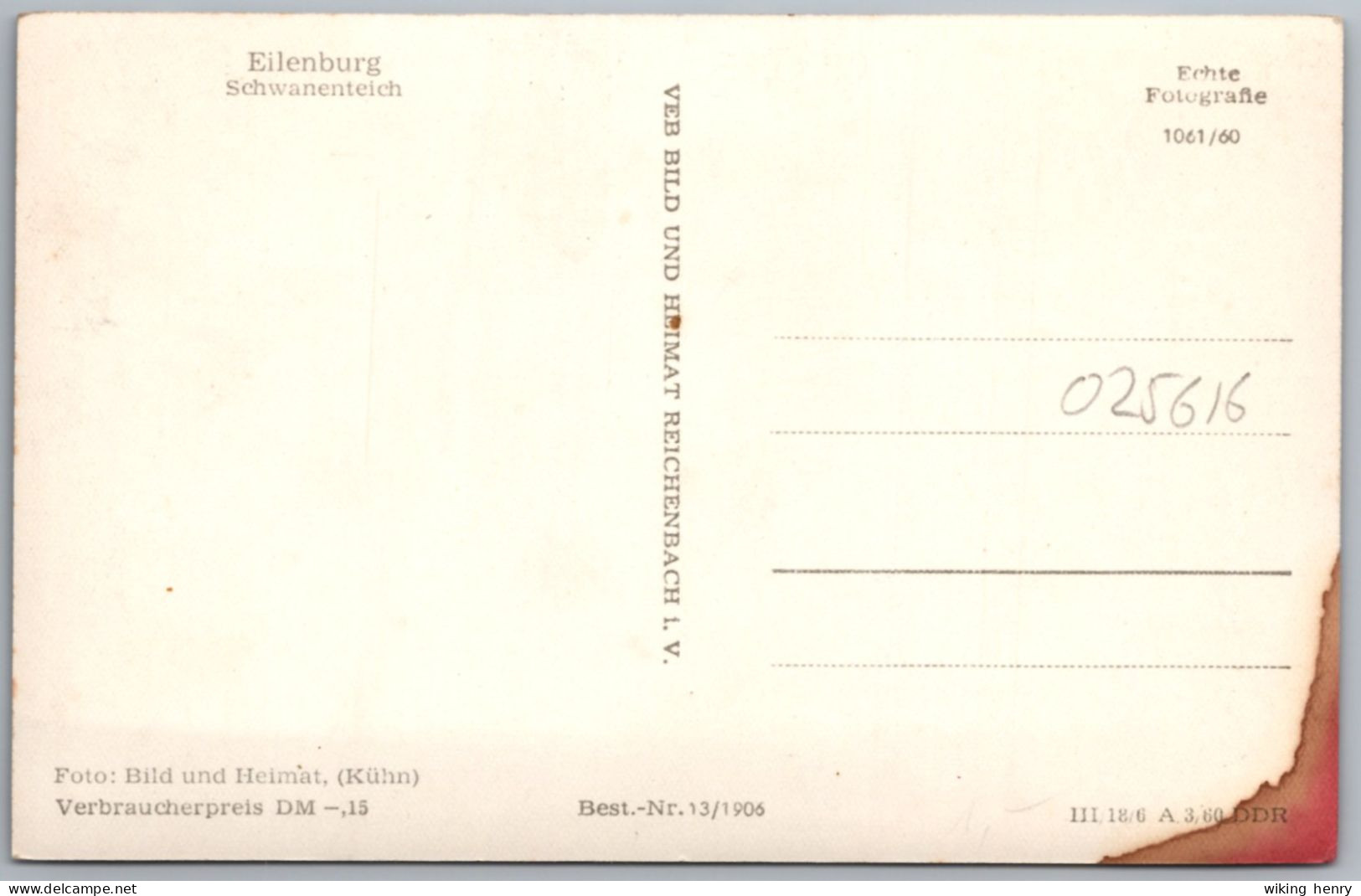 Eilenburg - S/w Schwanenteich - Eilenburg