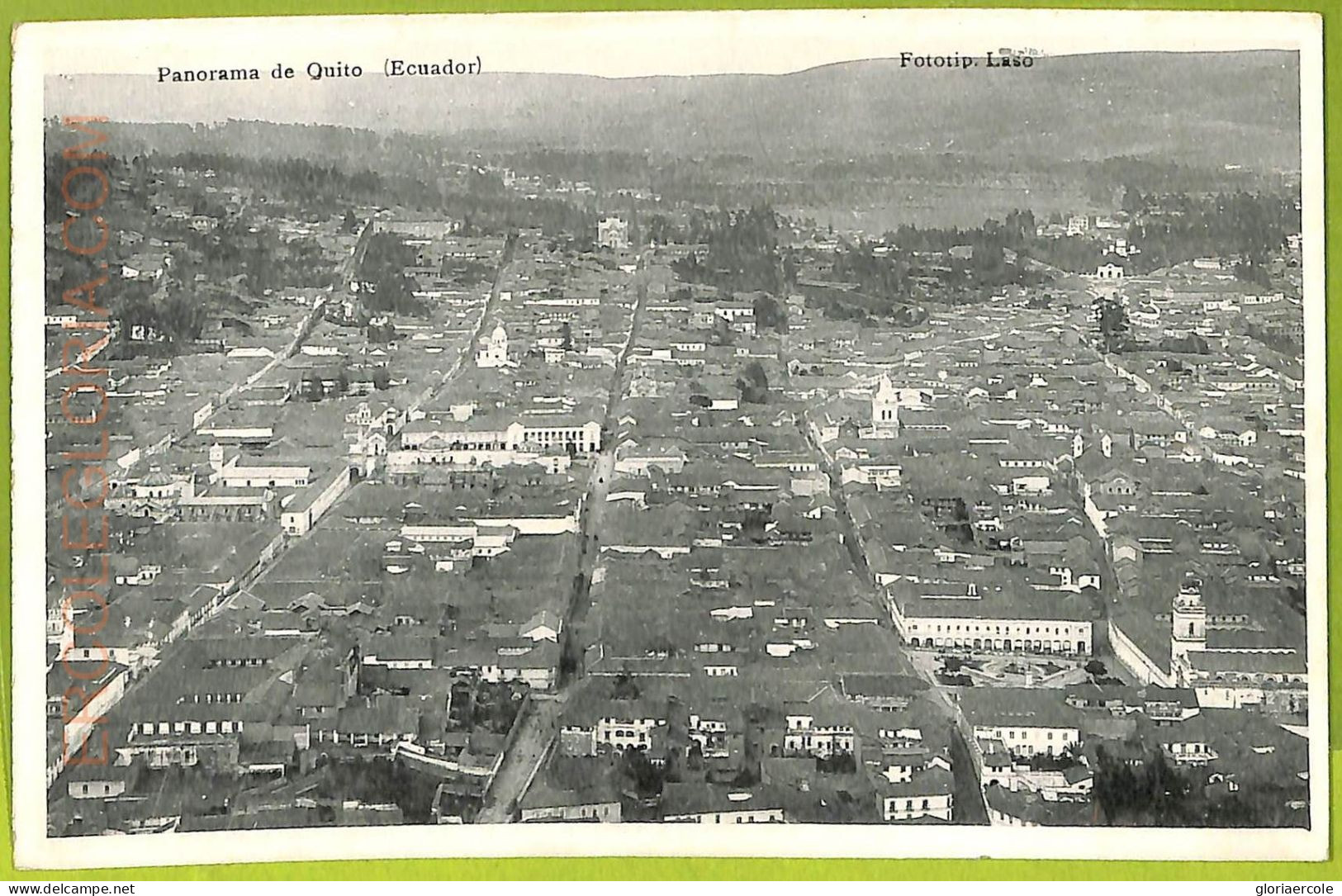 Af2413 - ECUADOR - Vintage Postcard -  Quito   - Luso - Ecuador