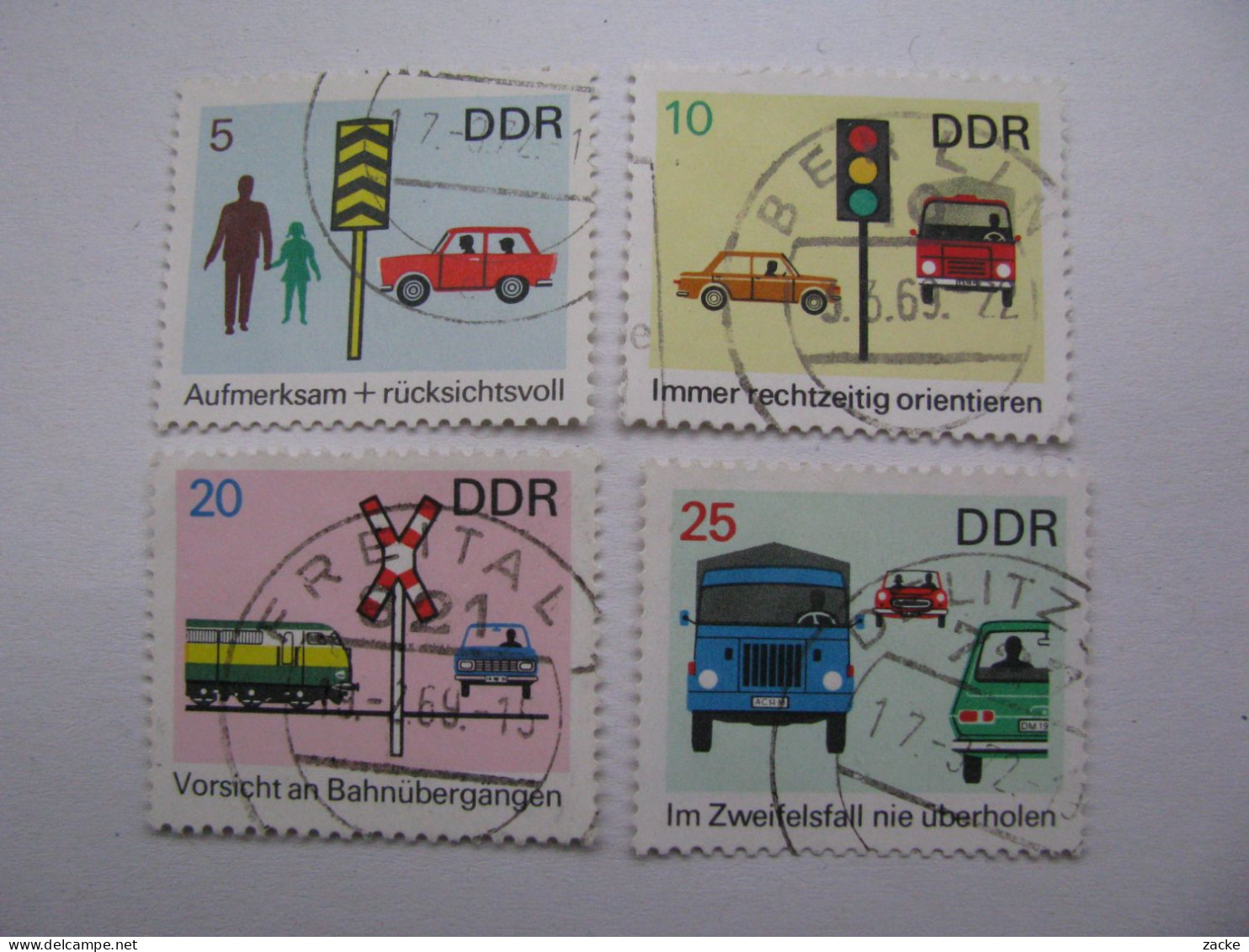 DDR  1444 - 1447   O - Oblitérés