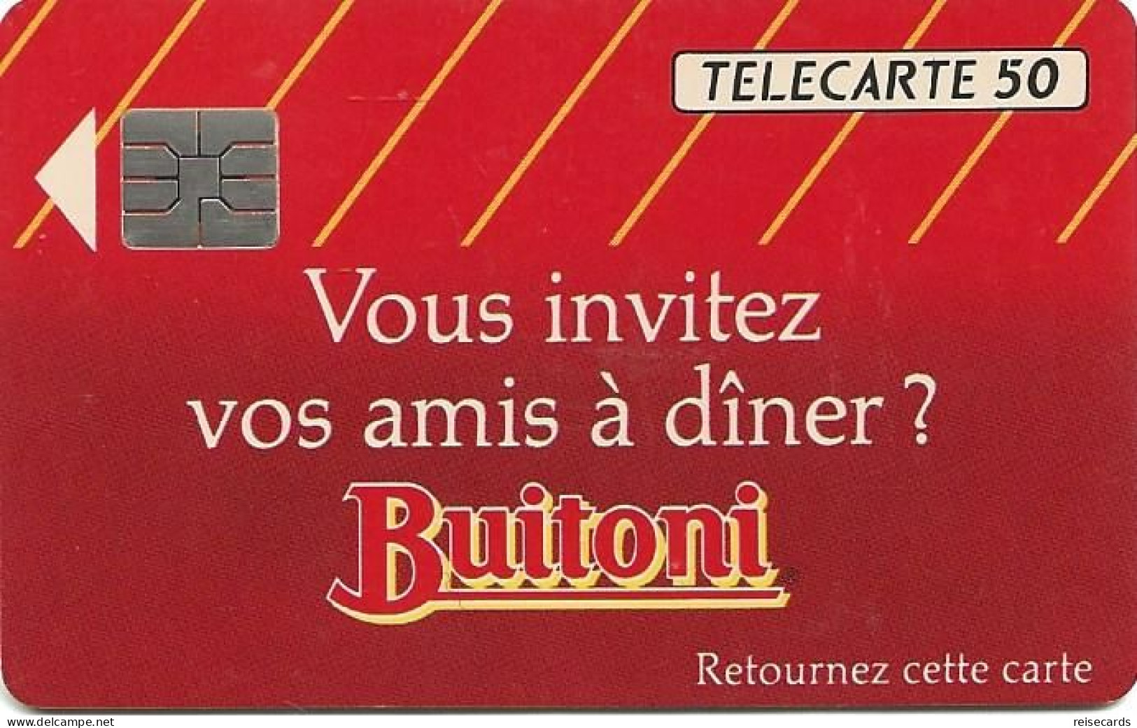 France: France Telecom 10/92 F296A Buitoni - 1992