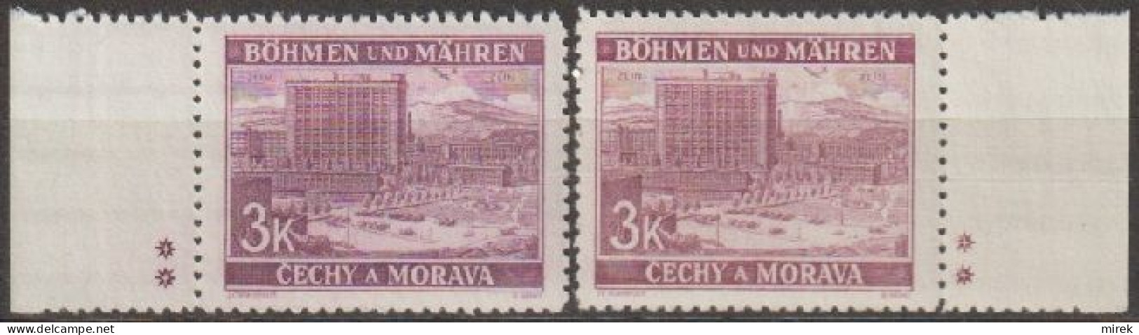 024/ Pof. 36, Border Stamps With Plate Mark ++ - Neufs