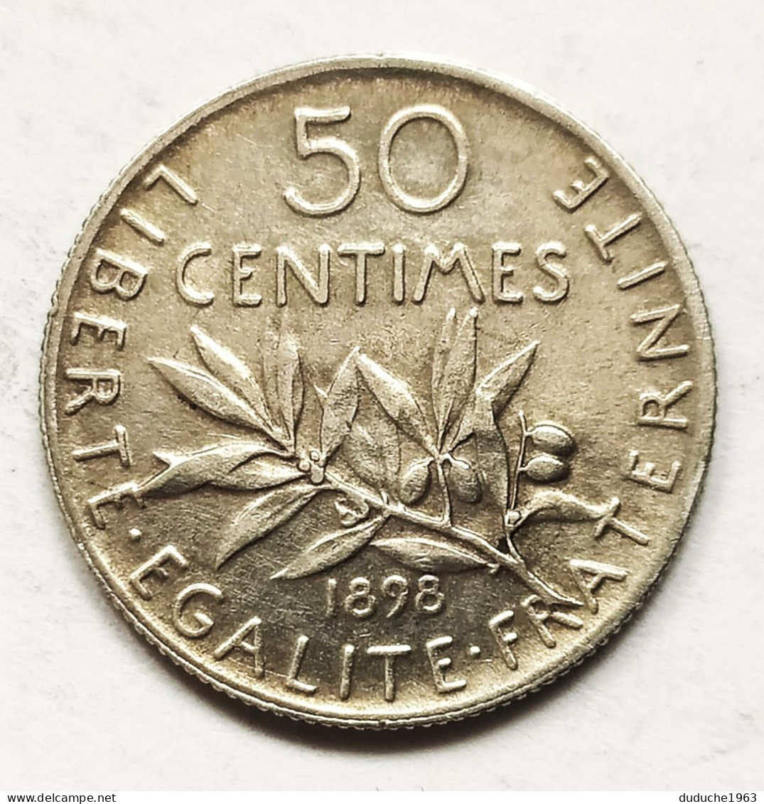 France - 50 Centimes Argent 1898 - 50 Centimes