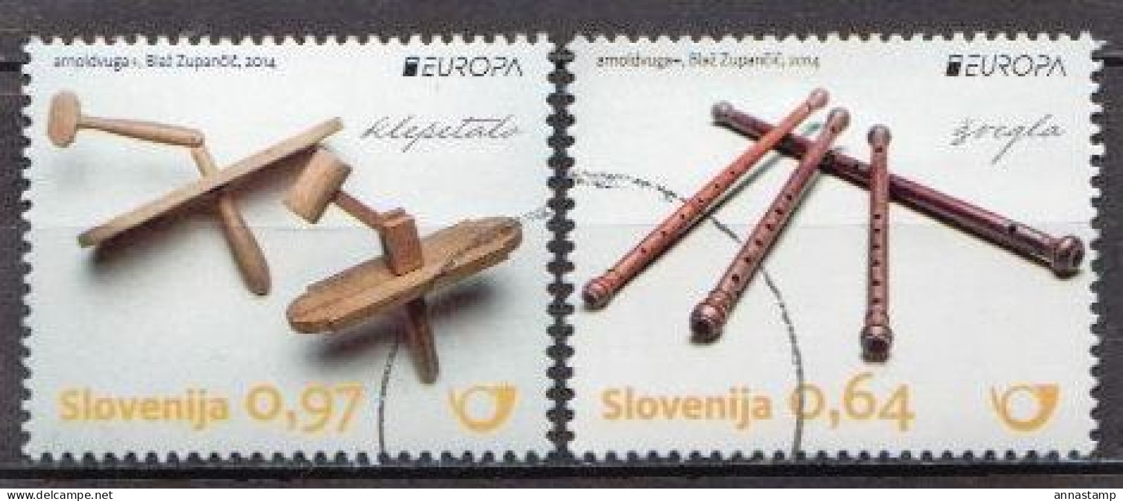 Slovenia MNH Pair, Specimen - Music