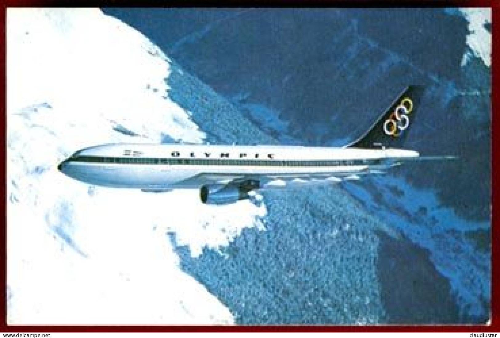 ** CARTE  OLYMPIC  AIRBUS  A 300 ** - 1946-....: Moderne