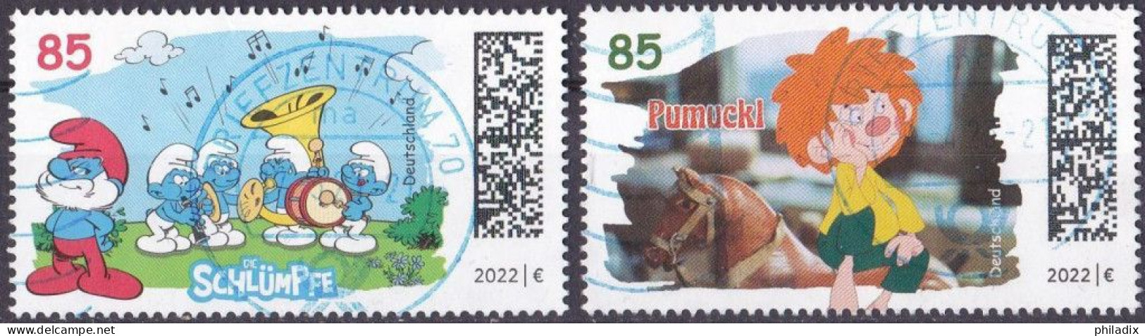 BRD 2022 Mi. Nr. 3717-3718 O/used (BRD1-1) - Gebraucht