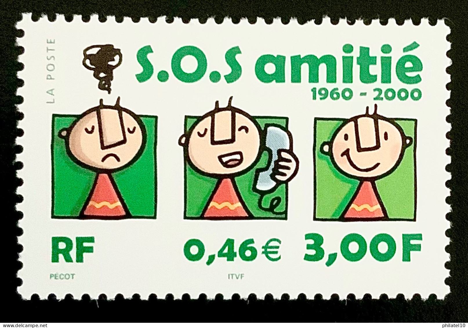 2000 FRANCE N 3356 S.O.S AMITIÉ - NEUF** - Ungebraucht