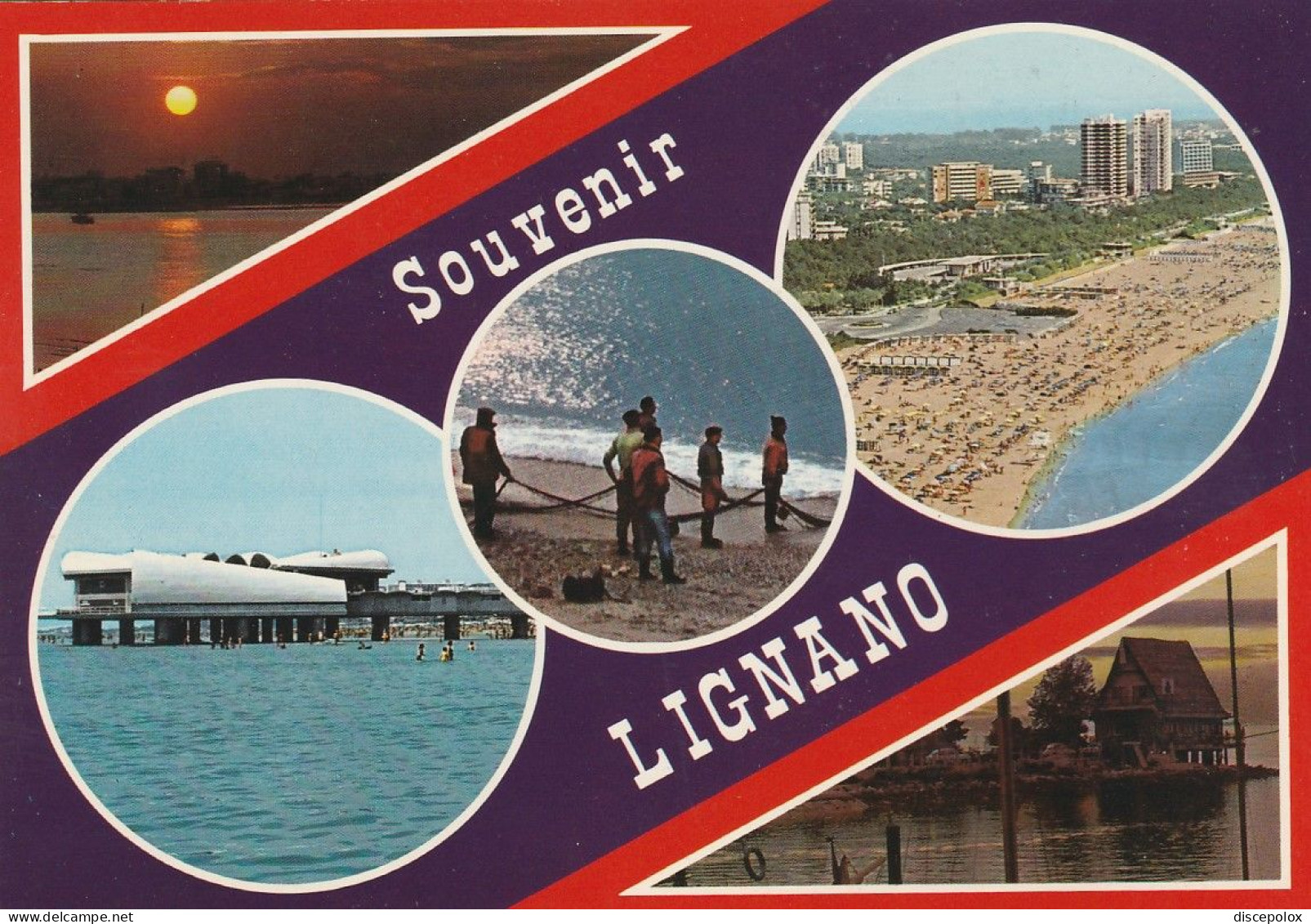 AD30 Souvenir Da Lignano Sabbiadoro (Udine) - Panorama Vedute Multipla / Non Viaggiata - Sonstige & Ohne Zuordnung