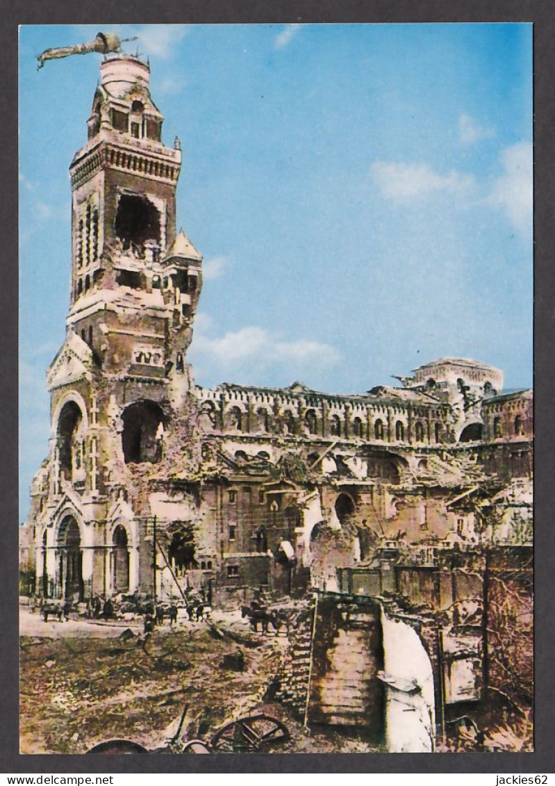 102811/ ALBERT, Basilique Notre-Dame De Brebières Après Les Premiers Bombardements Allemands (1916) - Albert