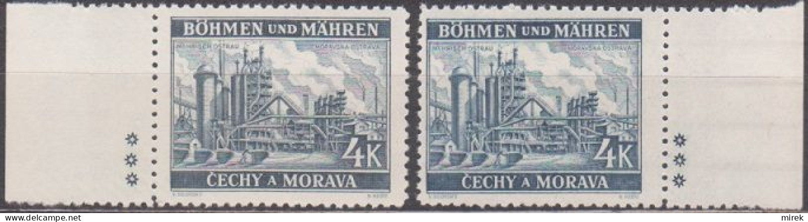 028/ Pof. 37, Border Stamps With Plate Mark *** - Neufs