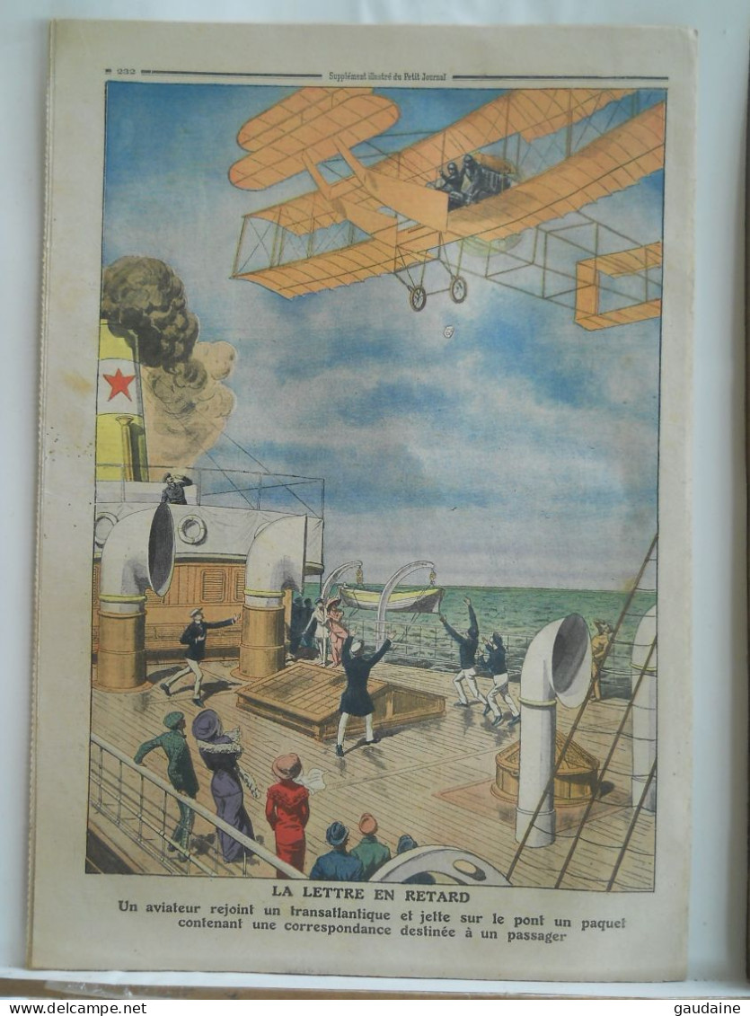 LE PETIT JOURNAL N°1078 – 16 JUILLET 1911 – CORTEGE PRESIDENTIEL AMSTERDAM – AVIATION – AEROPLANE – PAQUEBOT OLYMPIC - Le Petit Journal