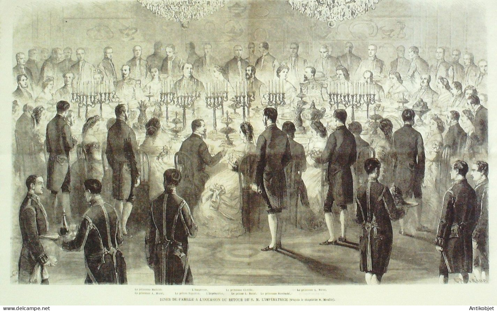 Le Monde Illustré 1863 N°344 Espagne Andalousie Cottode Villafranca Place Vendôme Statue - 1850 - 1899
