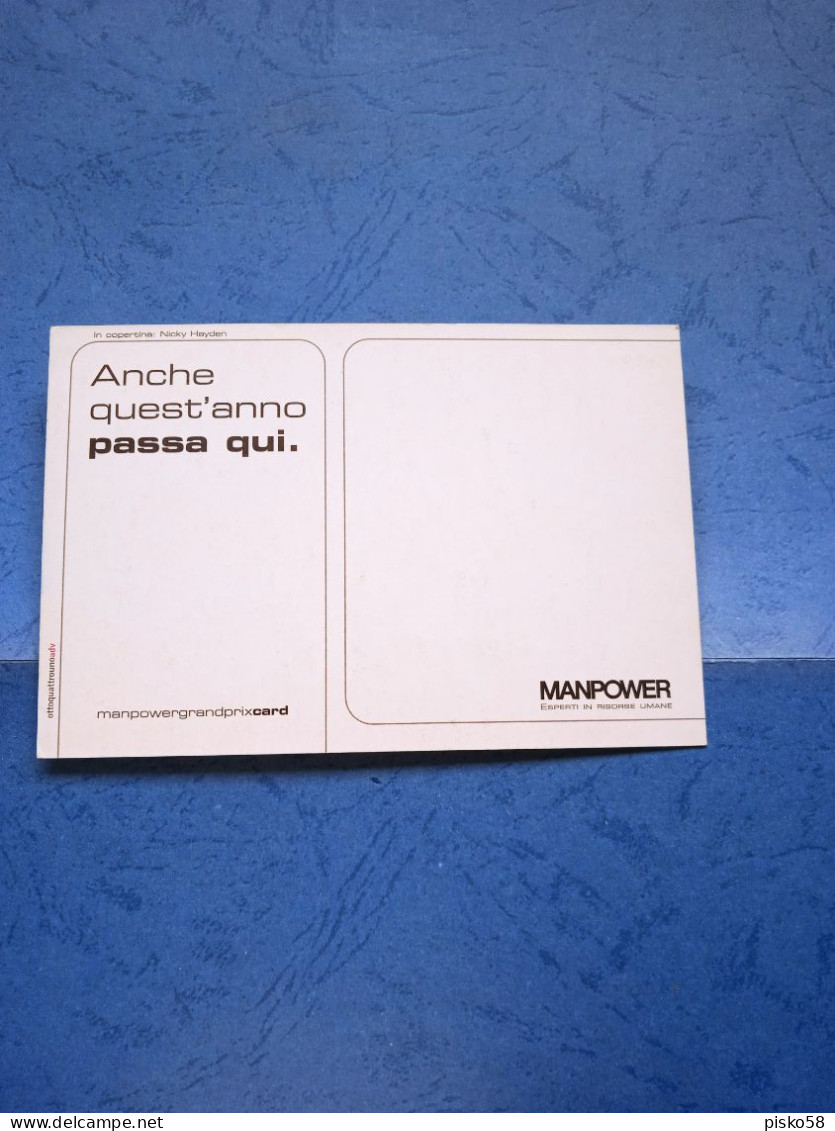 Manpower-in Copertina Nicky Hayden-fg - Advertising
