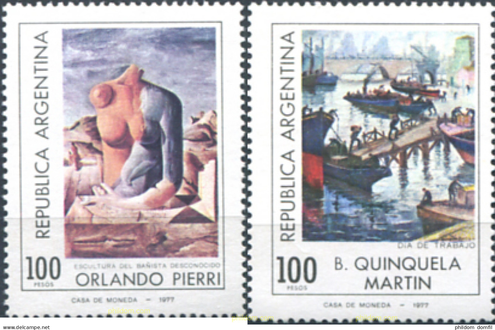283443 MNH ARGENTINA 1978 PINTURA - Unused Stamps