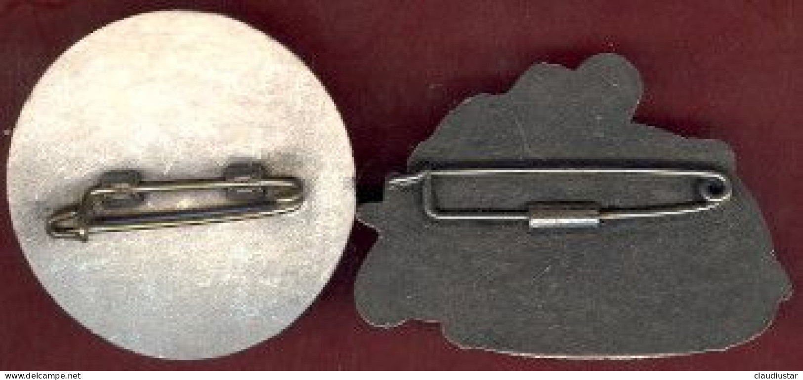 ** LOT  2  BROCHES  MOTO  1987 - 1989 ** - Motorräder