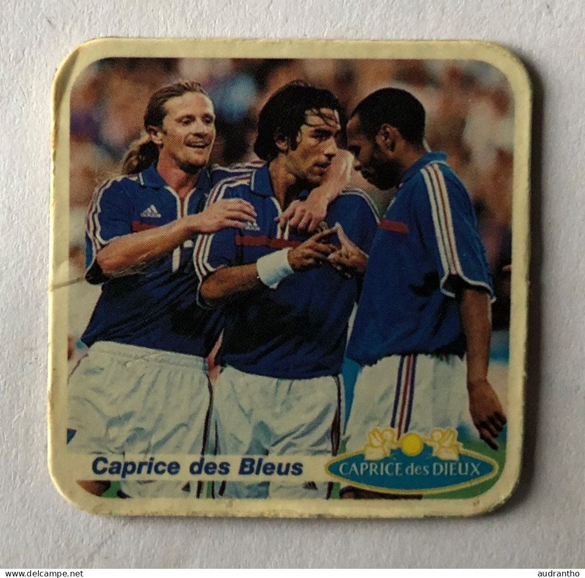 2 magnets équipe de France de football à choisir caprice des dieux Barthez Thuram Trézéguet  Henry Lizarazu Petit