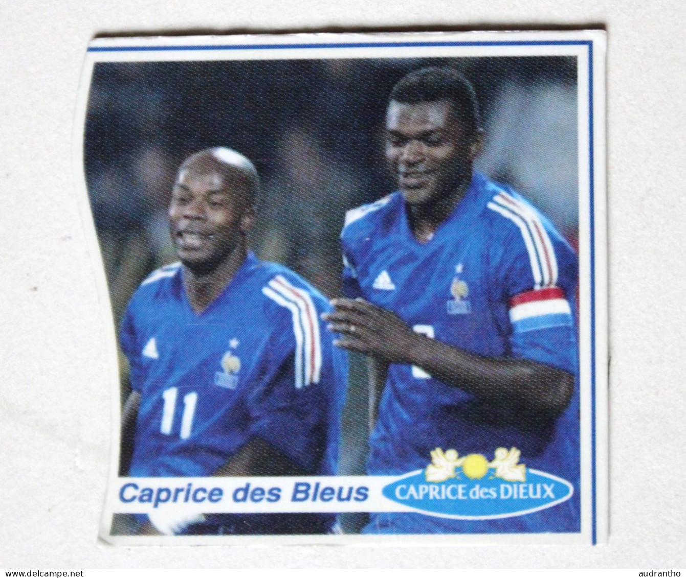 2 magnets équipe de France de football à choisir caprice des dieux Barthez Thuram Trézéguet  Henry Lizarazu Petit