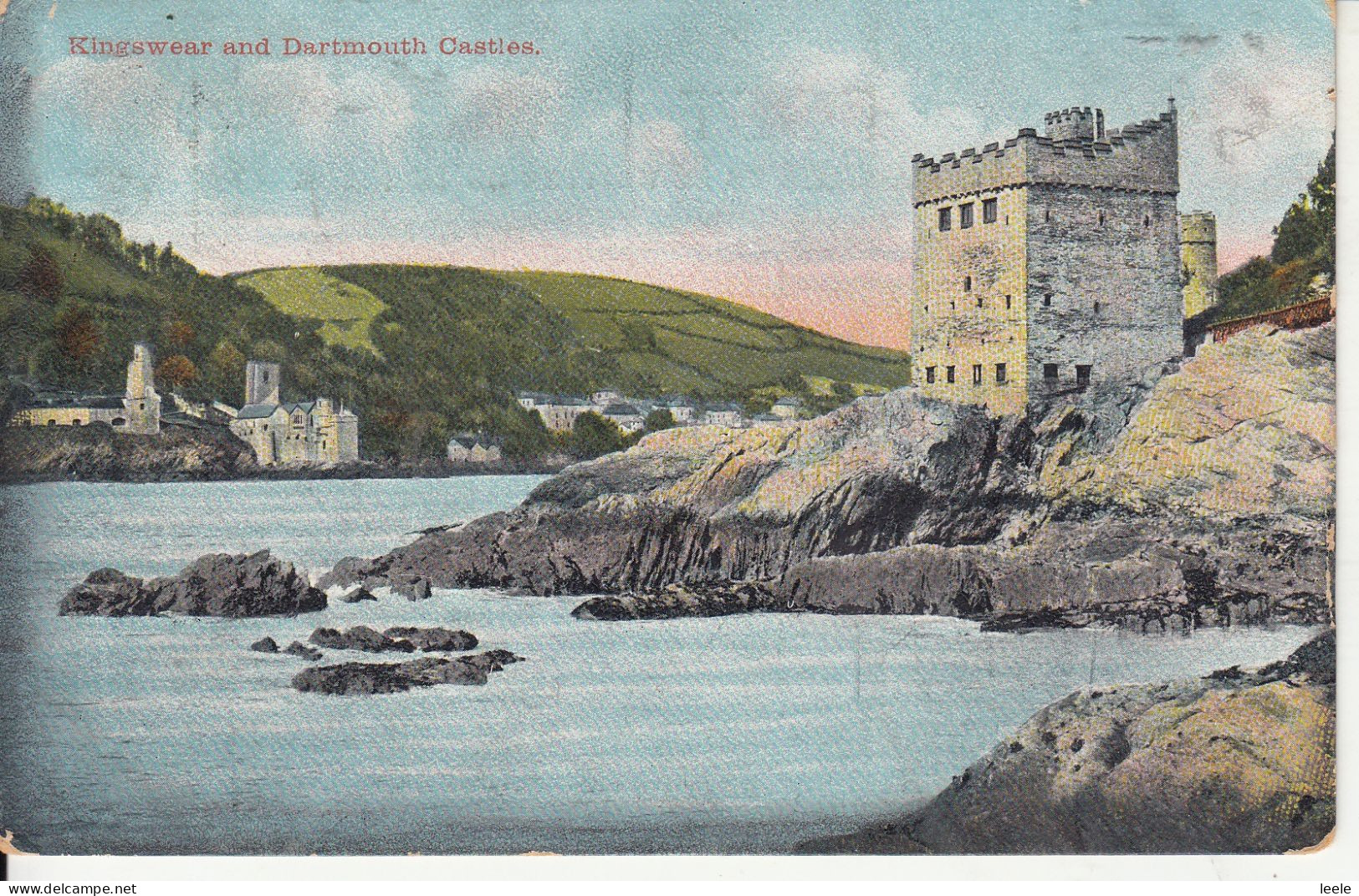 B76. Antique Postcard. Kingswear And Dartmouth Castles. Devon - Dartmoor