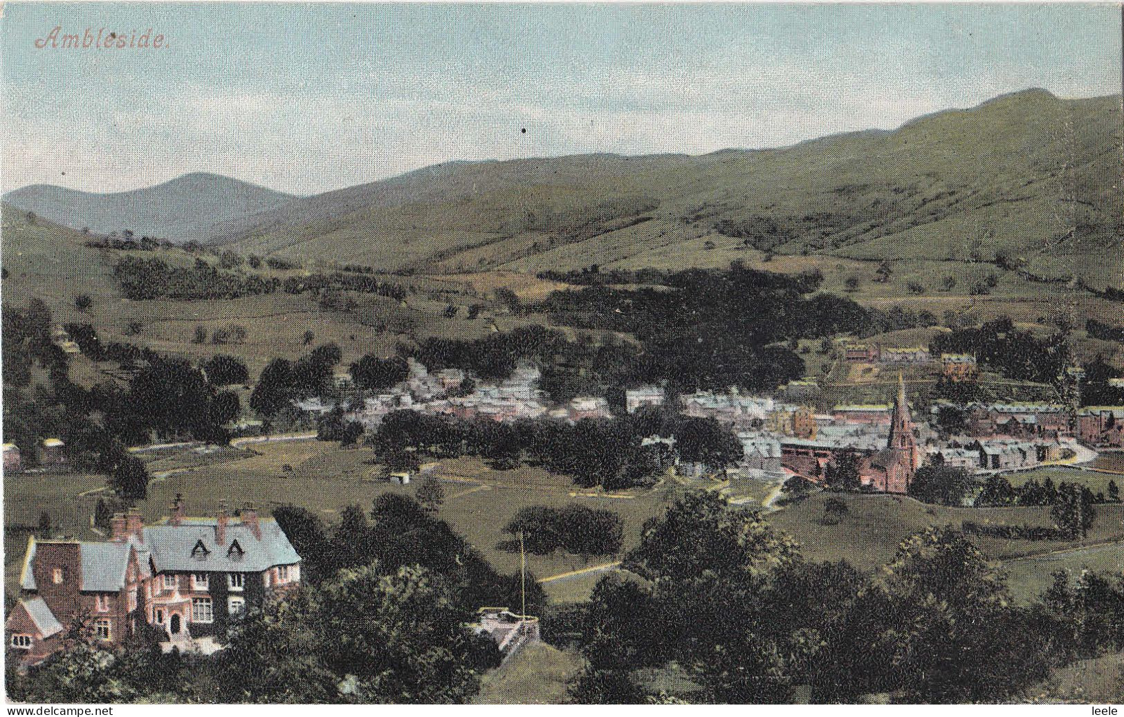 B26. Vintage Valentines Postcard. Ambleside, Cumbria - Ambleside