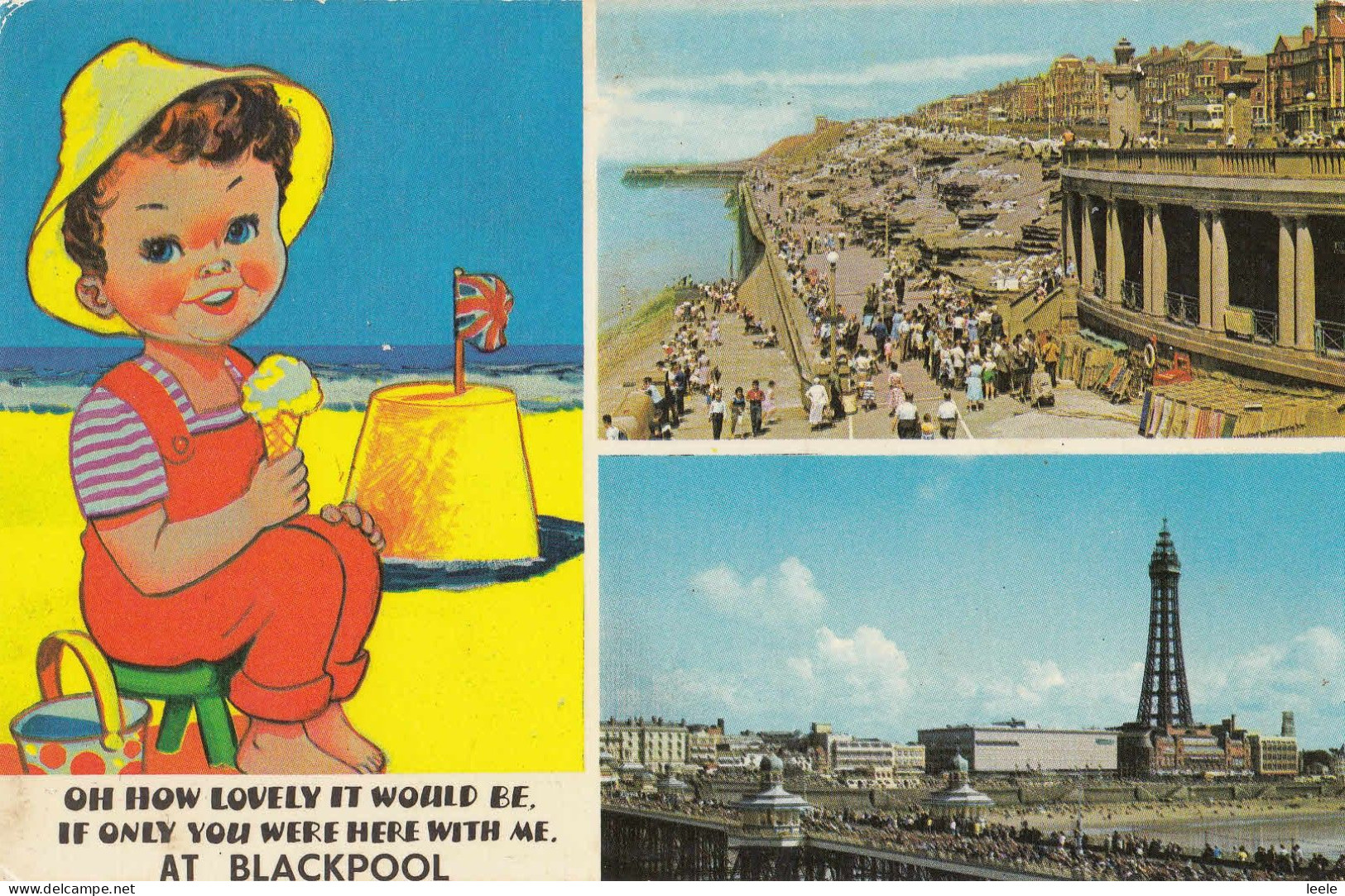 B33. Postcard. If You Only Were Here With Me In Blackpool - Blackpool