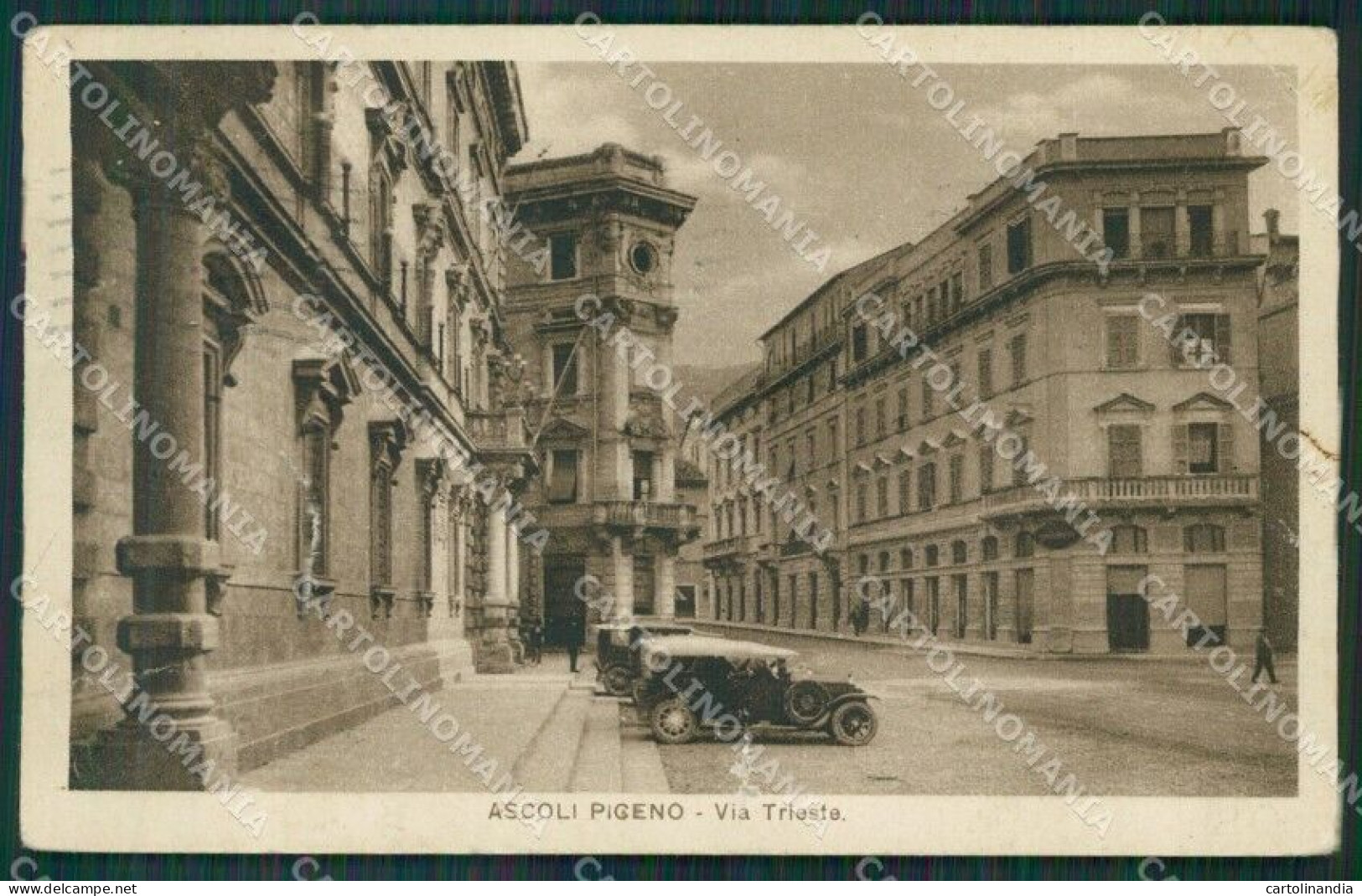 Ascoli Piceno Città PIEGHE ABRASA Cartolina QK6341 - Ascoli Piceno