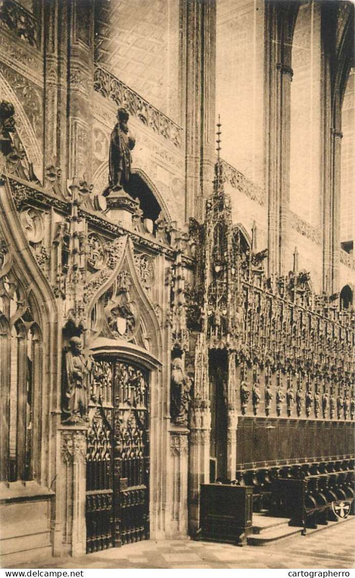 France Cathedrale D'Albi (Tarn) Stalle Archiepiscopale - Kerken En Kloosters