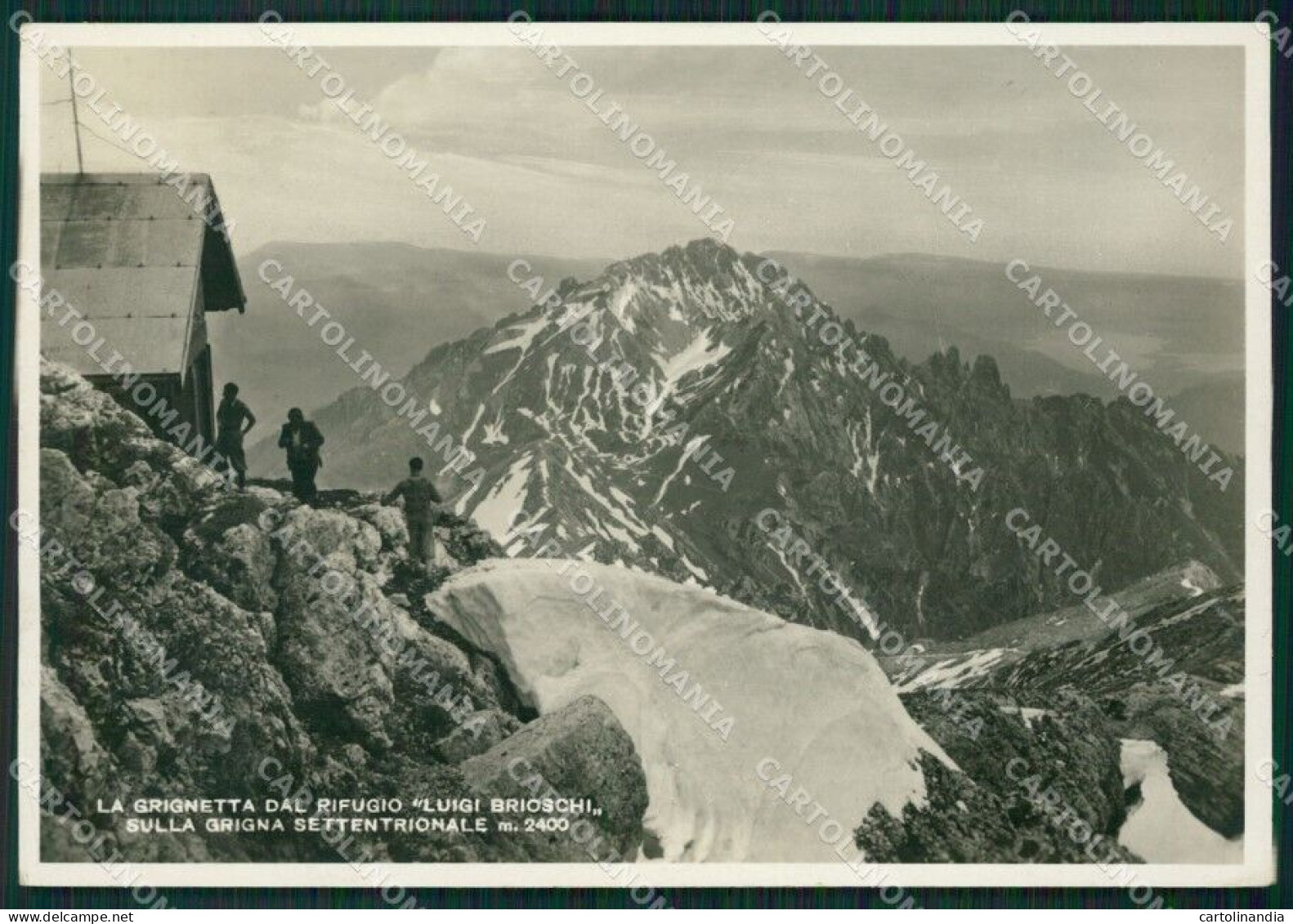 Lecco Pasturo Rifugio Brioschi Foto FG Cartolina ZK0743 - Lecco