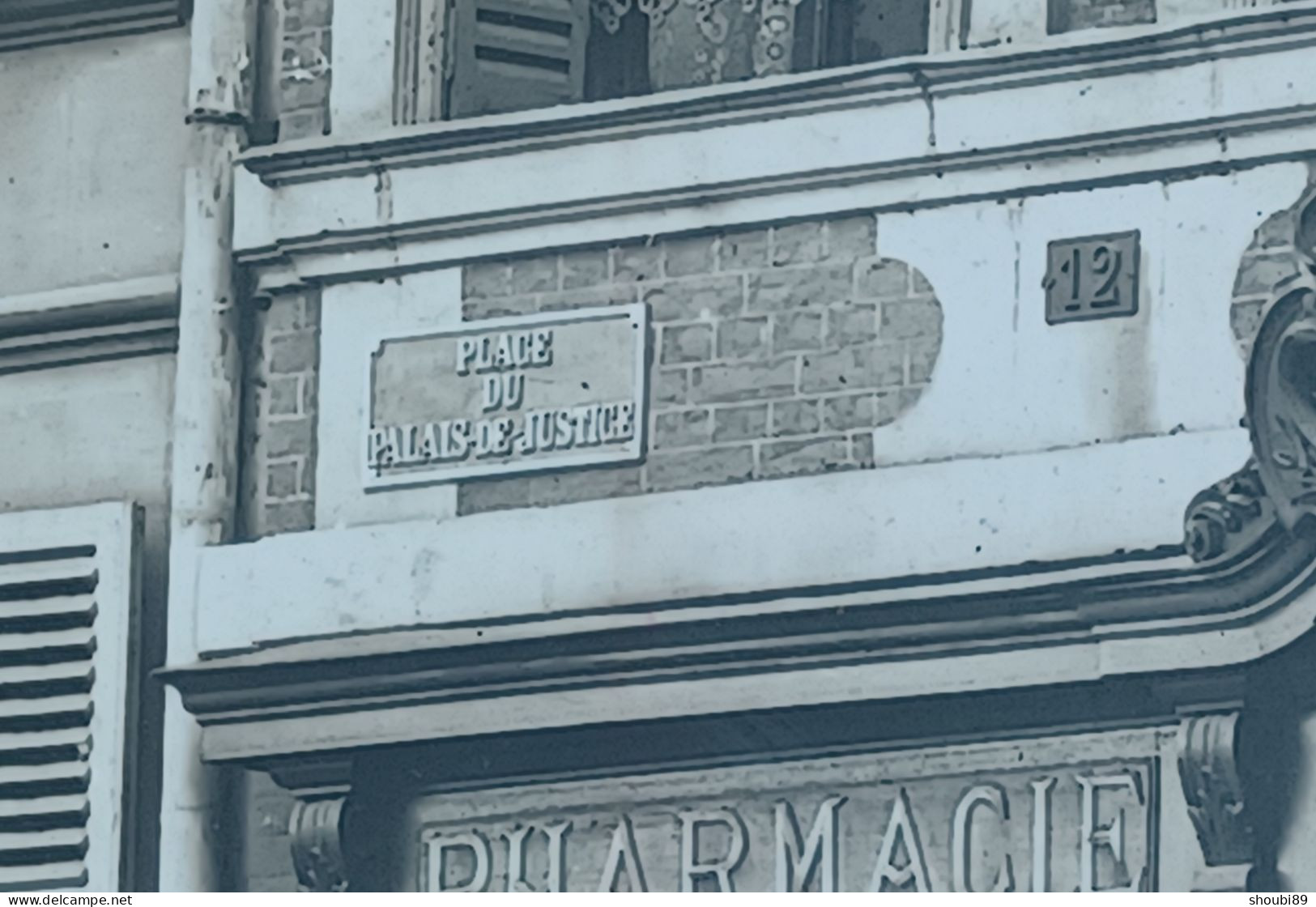 PHARMACIE CAZÉ PLACE DU PALAIS DE JUSTICE  MAGASIN DEVANTURE CARTE PHOTO - Foto's