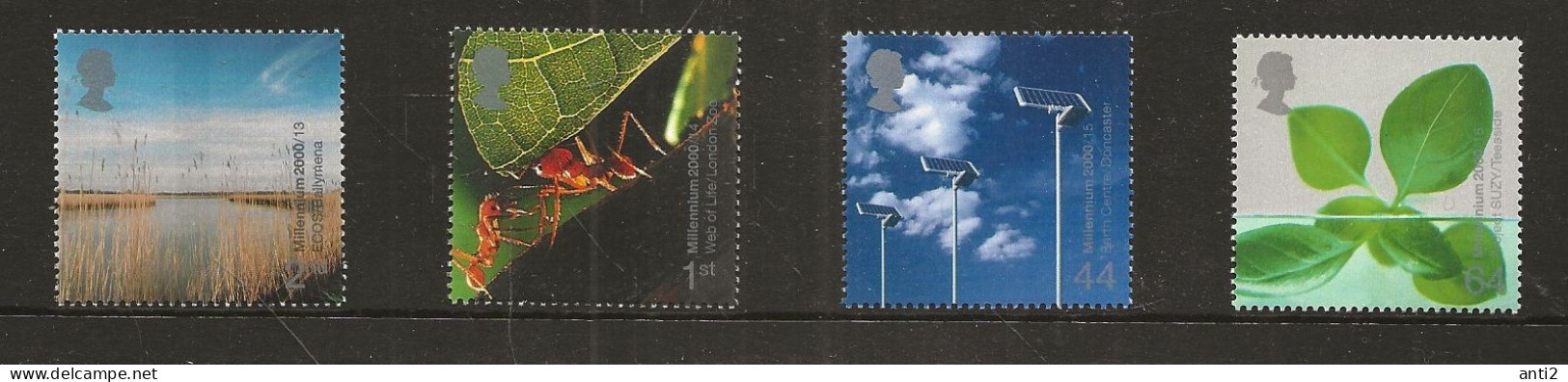 Great Britain 2000 Turn Of The Millennium (XVIII): Life And Earth..  Mi  1857-1860  MNH(**) - Neufs