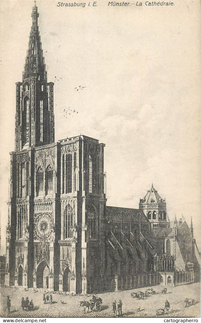 France Strasbourg Cathedrale - Kirchen Und Klöster