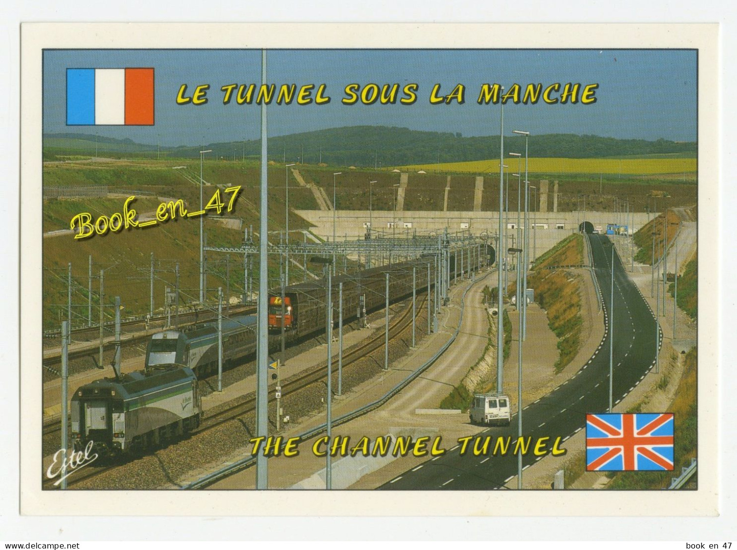 {91776} 62 Pas De Calais Eurotunnel à Sangatte , Le Terminal Français ; Le Tunnel Sous La Manche ; Train - Sangatte