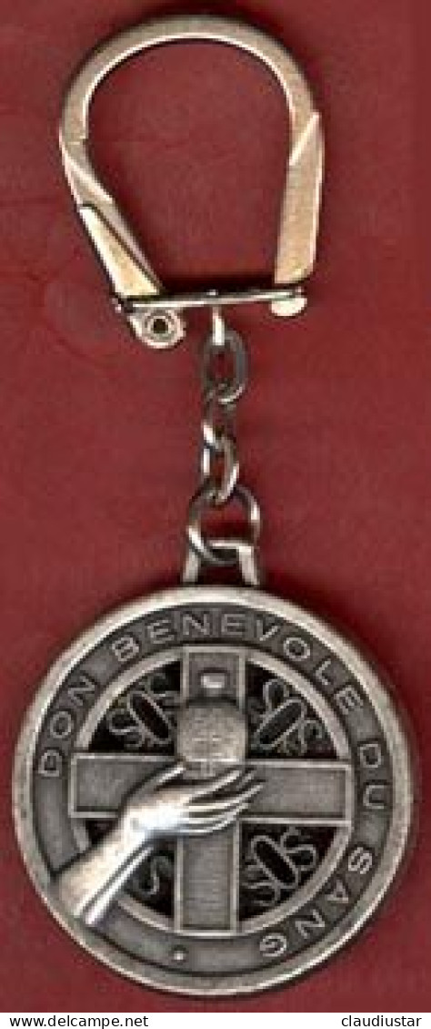 ** PORTE - CLEFS   DON  BENEVOLE  Du  SANG ** - Porte-clefs