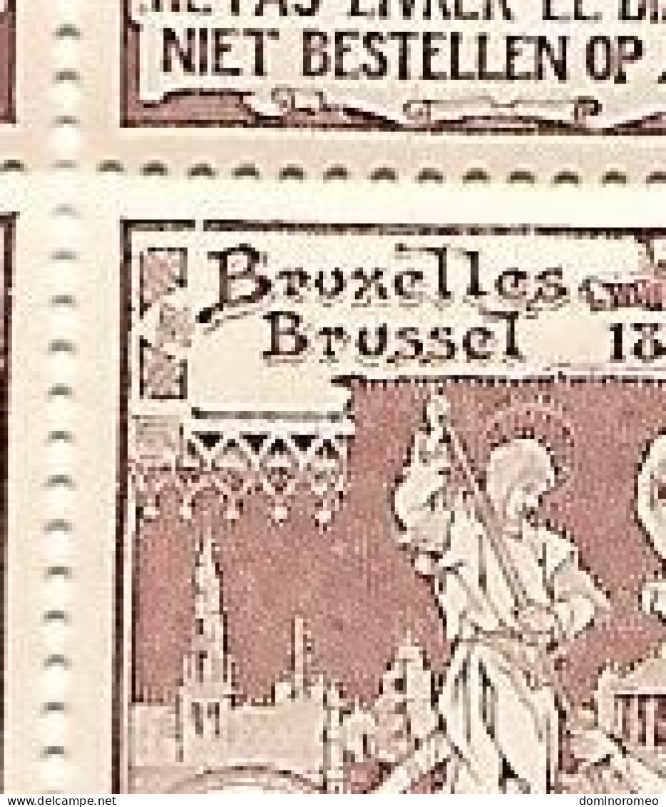 OCB 73 Postfris Zonder Scharnier ** Volledig Vel Met Verschillende Varieteiten Oa V ( Ocb ) - 1894-1896 Expositions