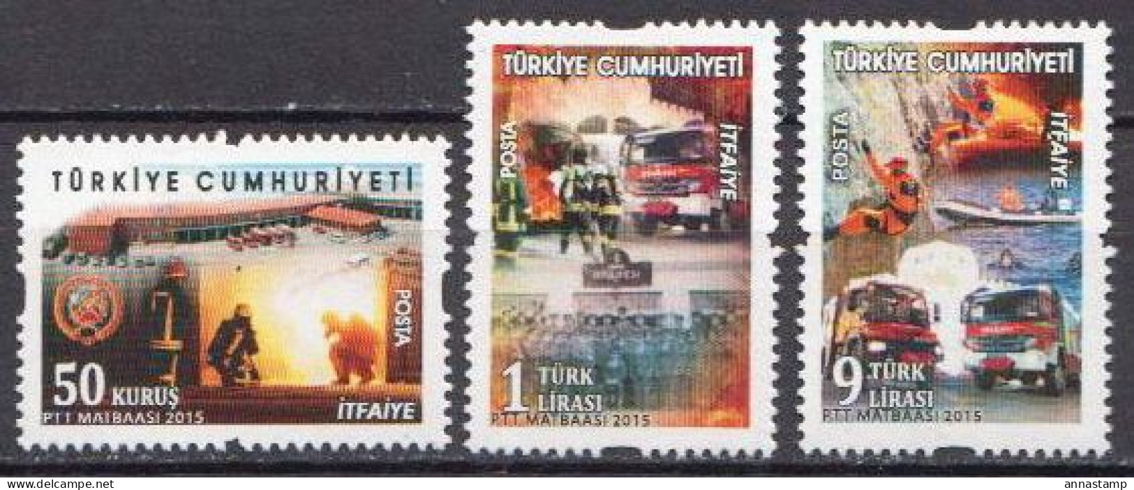 Turkey MNH Set - Sapeurs-Pompiers