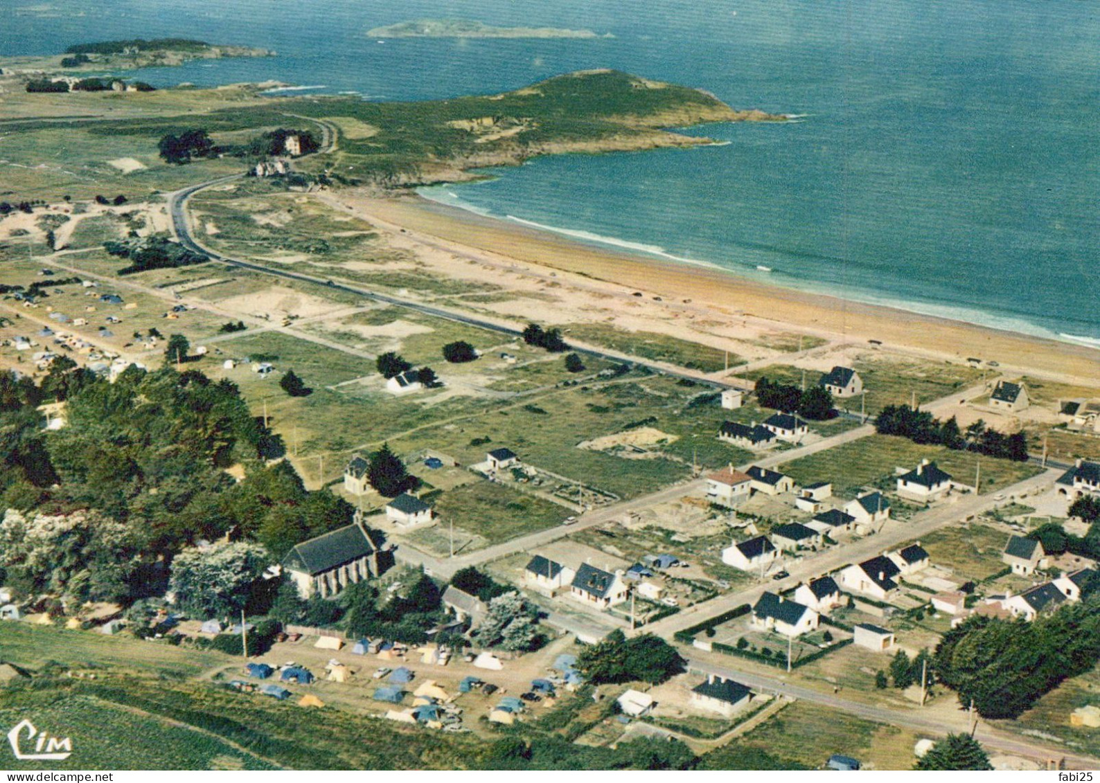 SAINT LUNAIRE VUE GENERALE AERIENNE DE LONGCHAMP ET LES VILLAS - Saint-Lunaire