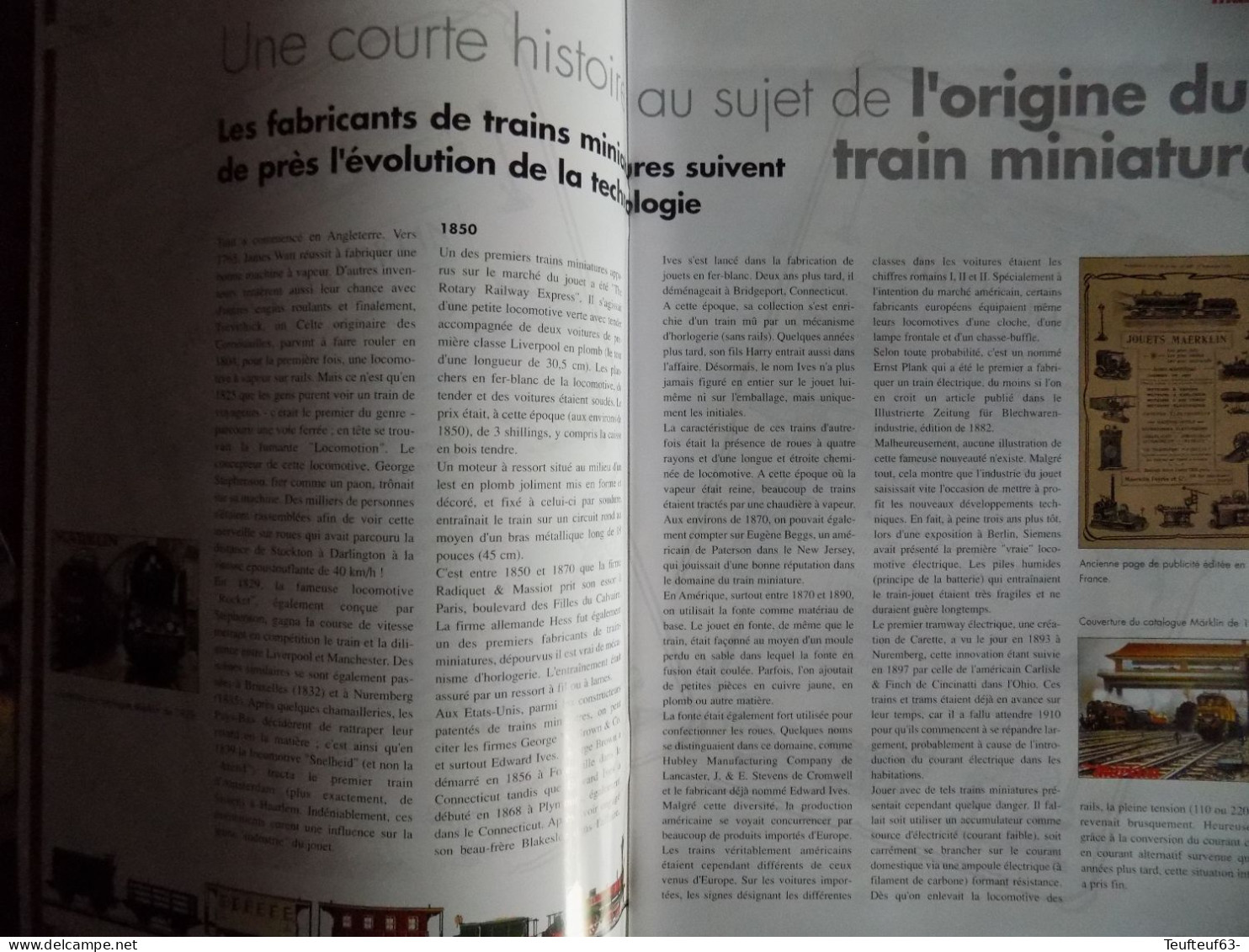 Revue Marklin N° 2/2000 Histoire Origine Du Train Miniature - Projet Kottenforst - 1ère "Crocodile" Sur Rail... - Français