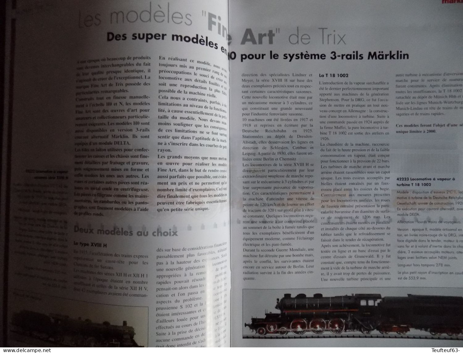 Revue Marklin N° 2/2000 Histoire Origine Du Train Miniature - Projet Kottenforst - 1ère "Crocodile" Sur Rail... - Français