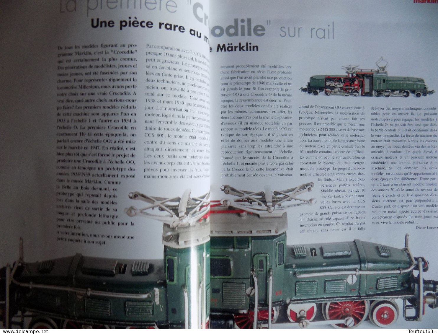 Revue Marklin N° 2/2000 Histoire Origine Du Train Miniature - Projet Kottenforst - 1ère "Crocodile" Sur Rail... - Französisch