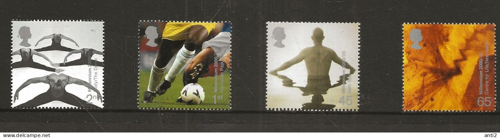 Great Britain 2000 Turn Of The Millennium (XXV): Man And Body..  Mi  1893-1896  MNH(**) - Nuovi