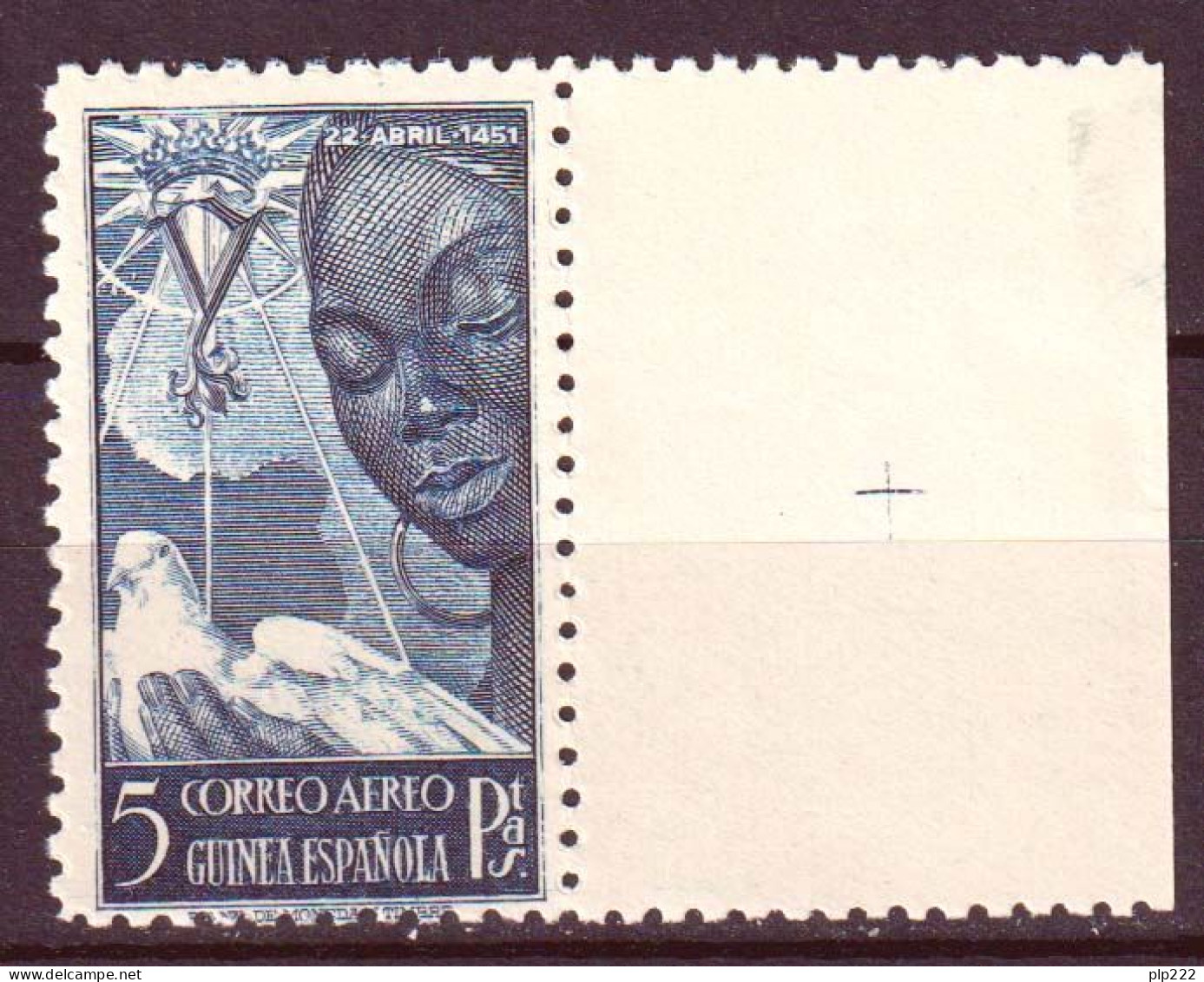 Guinea Spagnola 1951 Posta Aerea Y.T.A21 **/MNH VF/F - Spanish Guinea