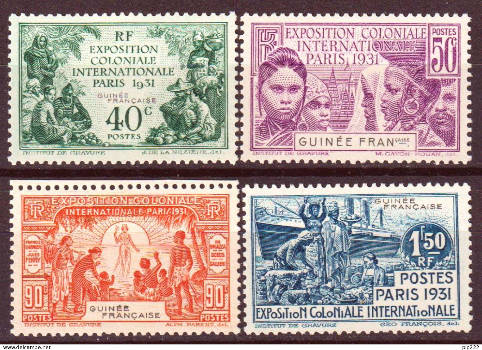 Guinea 1931 Y.T.115/18 */MH VF/F - Nuevos