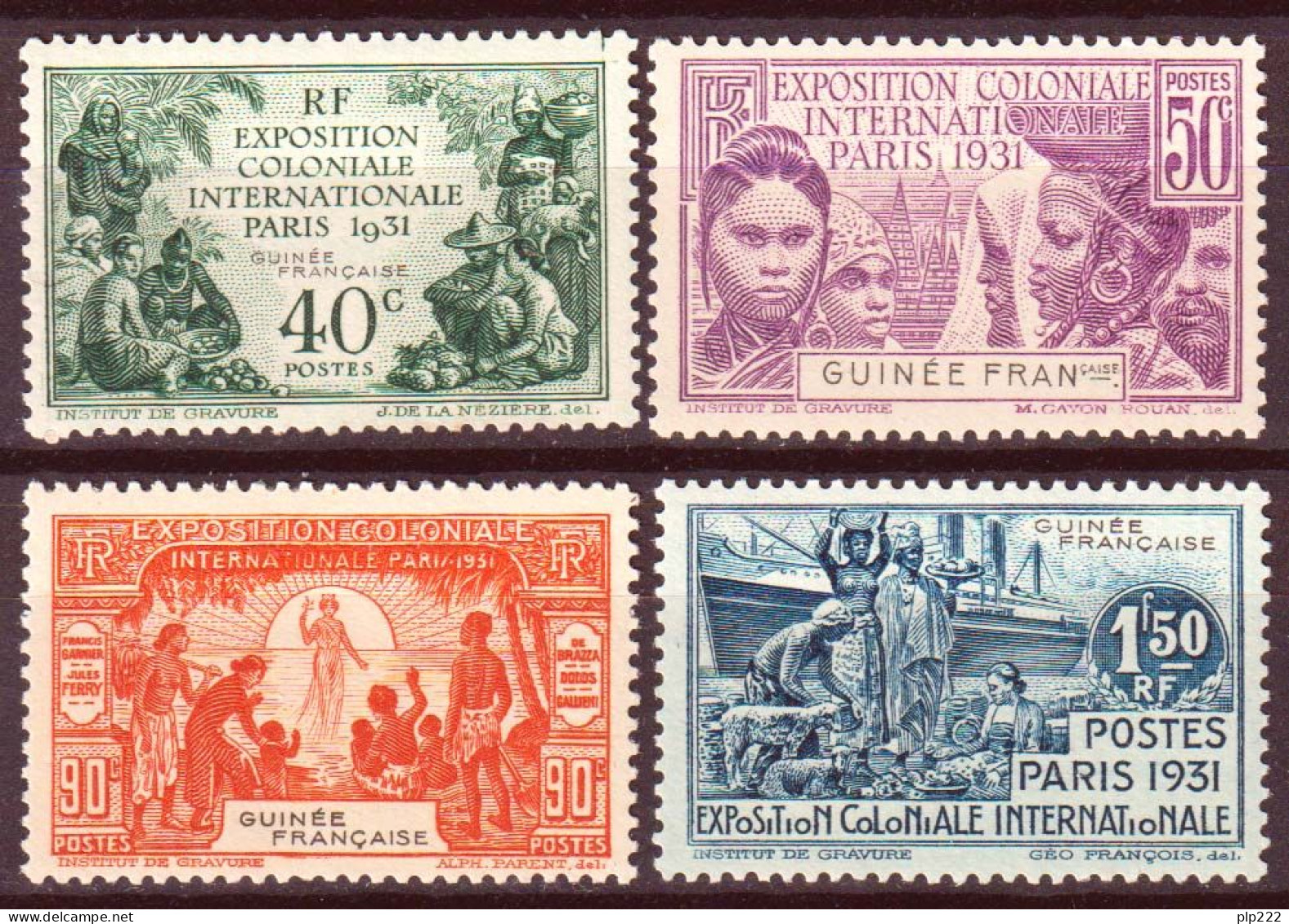 Guinea 1931 Y.T.115/18 **/MNH VF/F - Unused Stamps