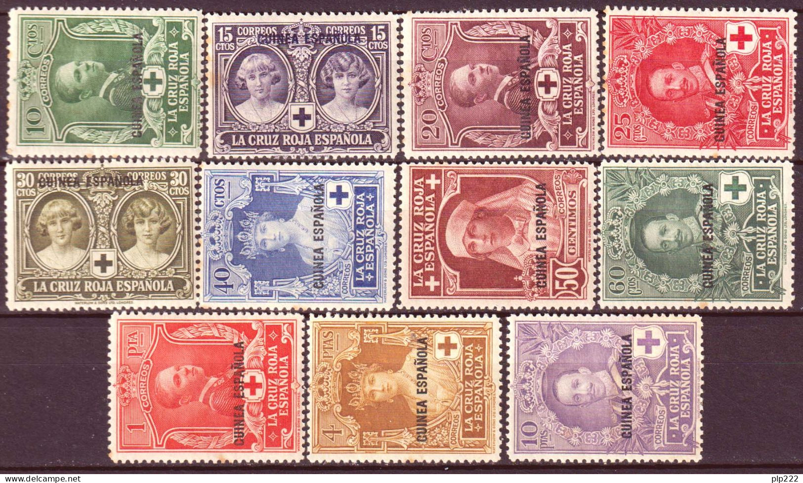 Guinea Spagnola 1926 Y.T.211/221 */MH VF/F - Guinea Spagnola