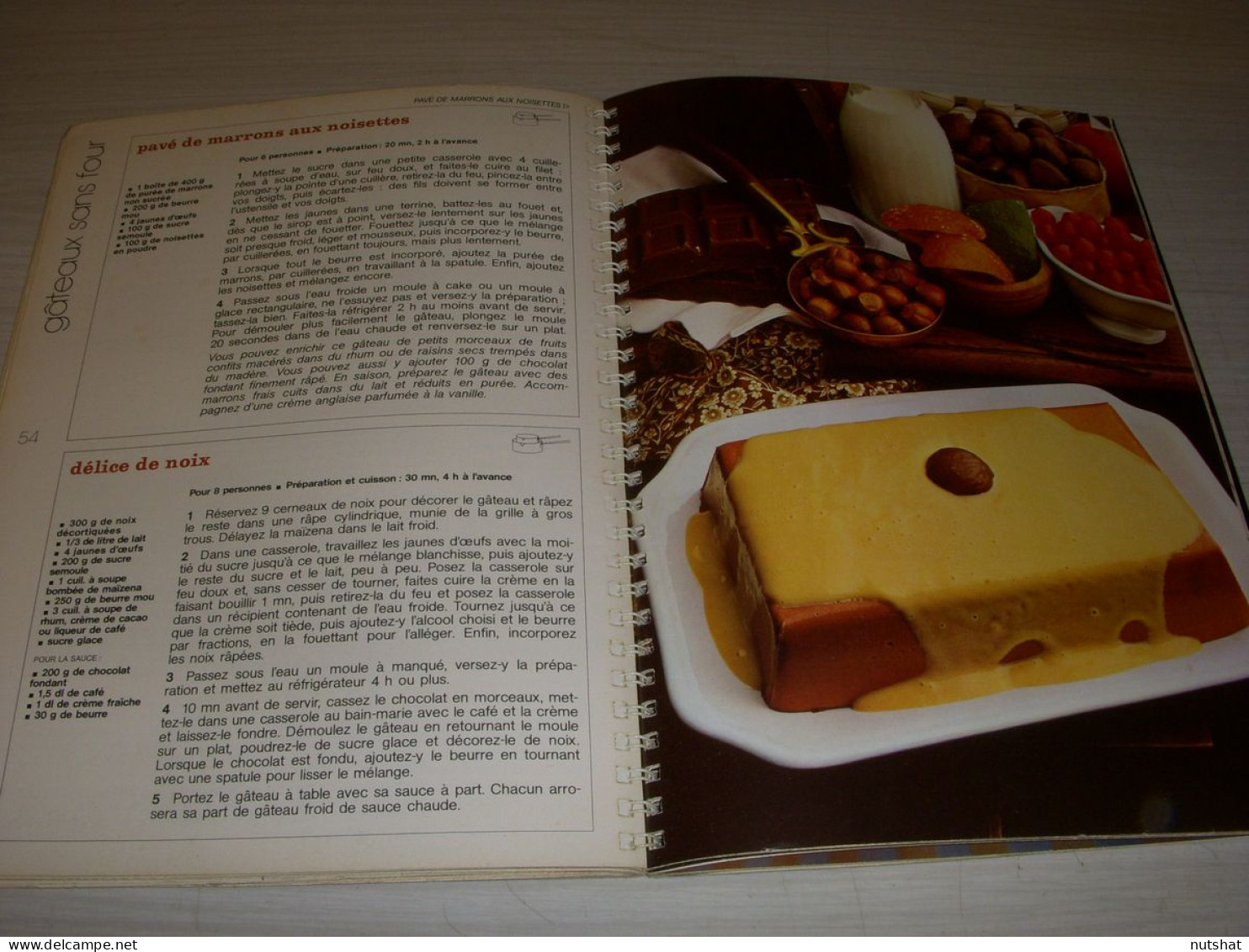 CUISINE LIVRE CARNETS CUISINE N° 15 DESSERTS Et ENTREMETS 1979 86p.              - Gastronomie