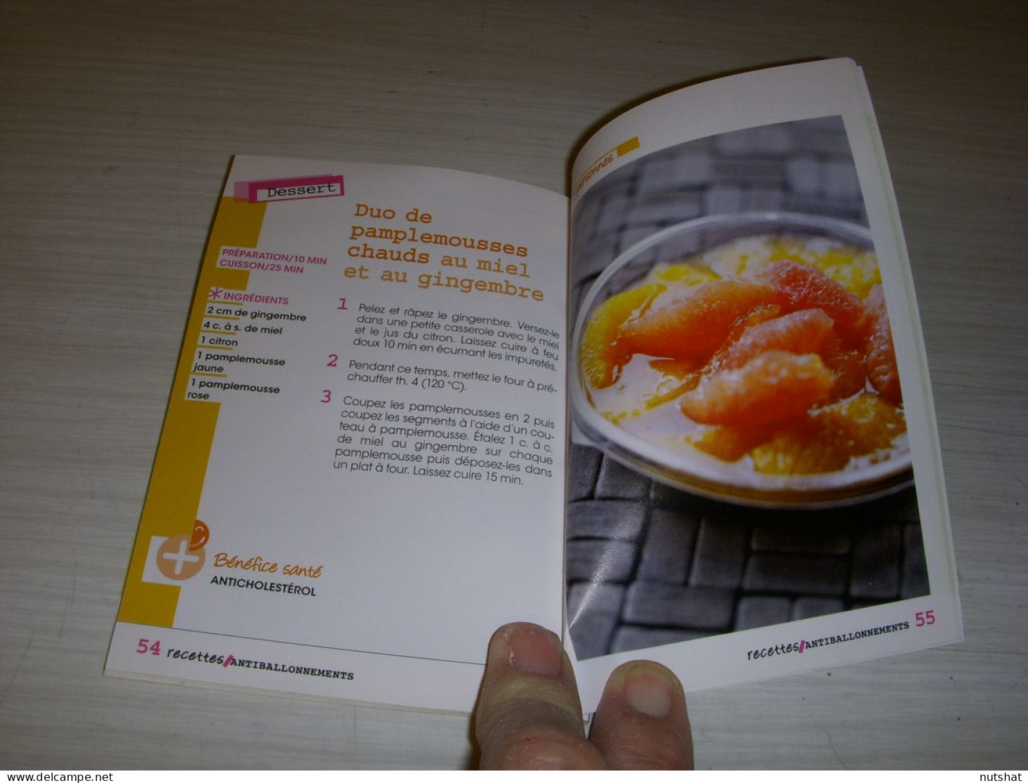 CUISINE LIVRE 36 RECETTES ANTI BALLONNEMENTS 2014 60p. Couleur                   - Gastronomie