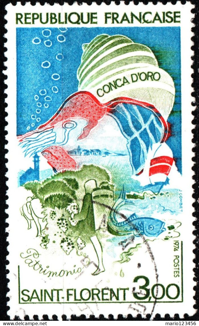 FRANCIA, FRANCE, TURISMO, 3,00 Fr., 1974, FRANCOBOLLI USATI Yt:FR 1794, Mi:FR 1873, Scott:FR 1406 - Used Stamps