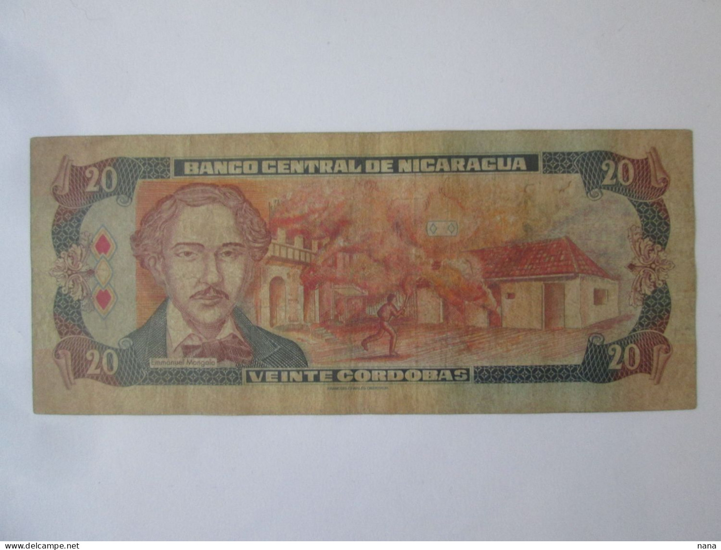 Rare! Nicaragua 20 Cordobas 1995 Banknote See Pictures - Nicaragua
