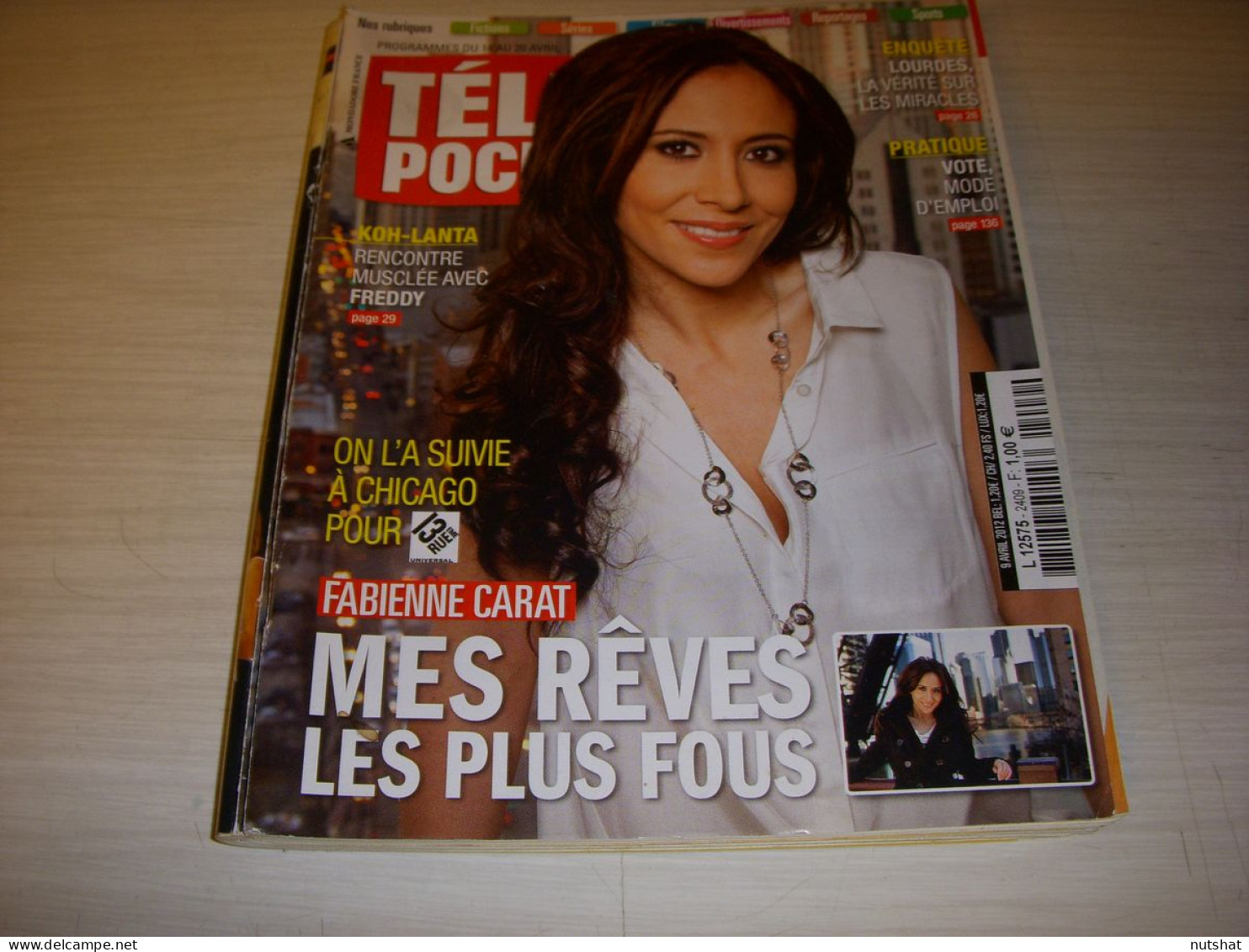 TELE POCHE 2409 09.04.2012 Fabienne CARAT James CAMERON Michele BERNIER K VIARD - Télévision