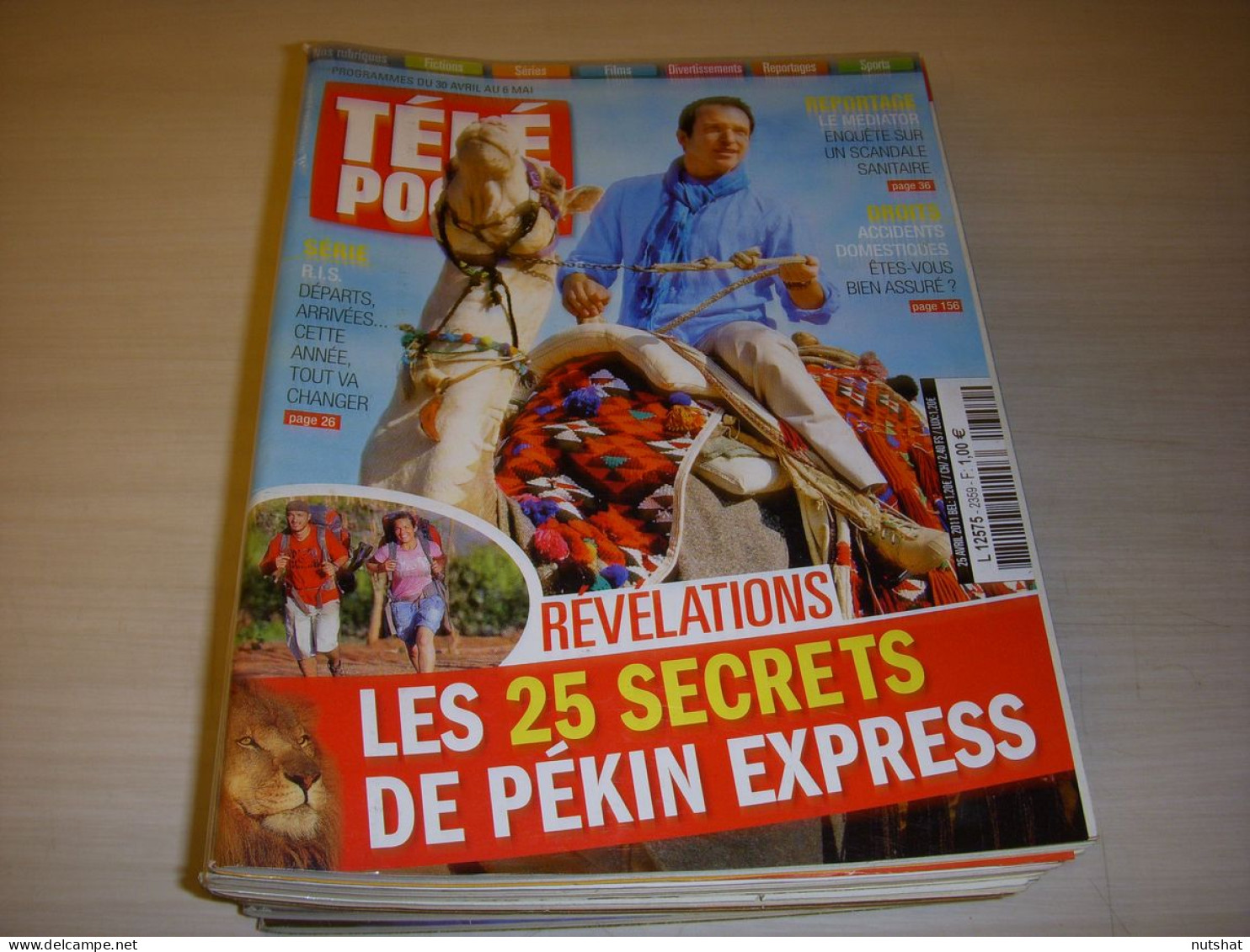 TELE POCHE 2359 25.04.2011 PEKIN EXPRESS RIS HANOUNA PALMADE CELARIE NARNIA - Televisie