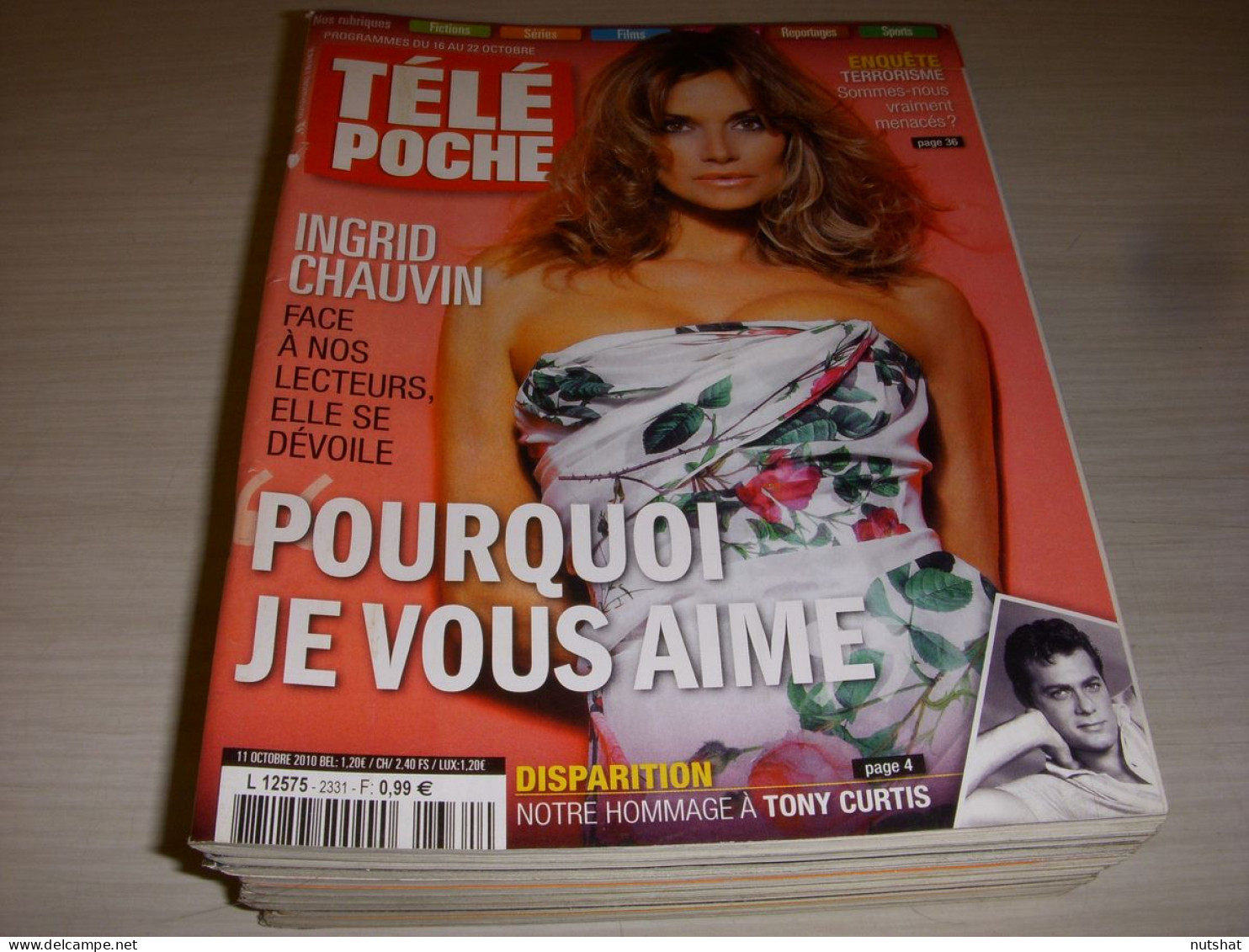 TELE POCHE 2331 11.10.2010 Ingrid CHAUVIN Tony CURTIS DEVOISE CROZE Julie BENZ - Télévision